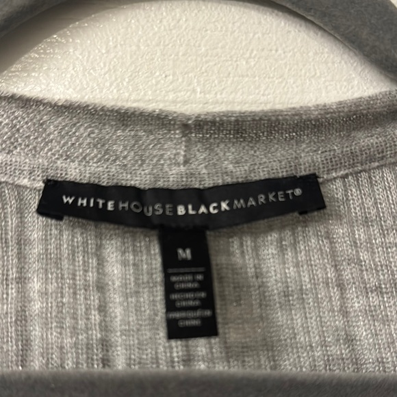 Gray Ribbed Long Cardigan excellent condition - Picture 2 of 5